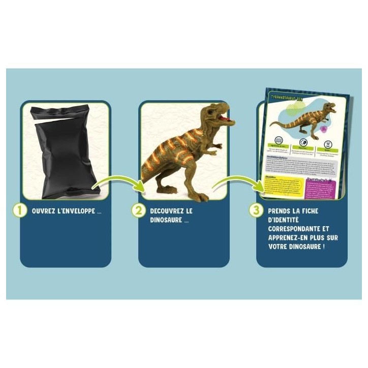 Un mois avec les dinosaures - Kit Scientifique - I'M A GENIUS - 31 dinosaures