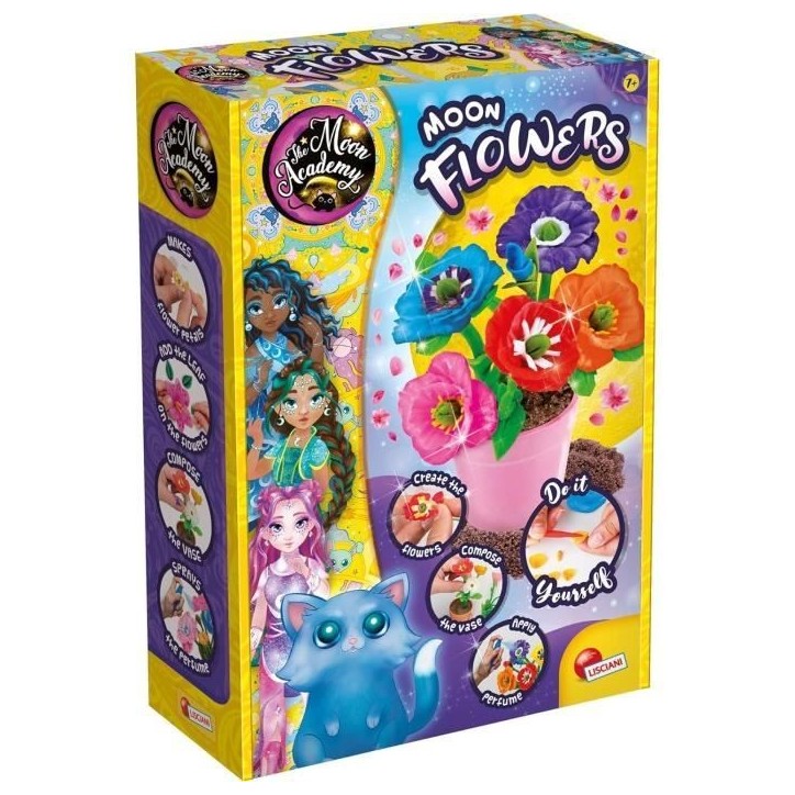 Bouquet de fleurs - Kit de Loisirs Créatifs - THE MOON ACADEMY - Composé Innovant, Accessoires Inclus