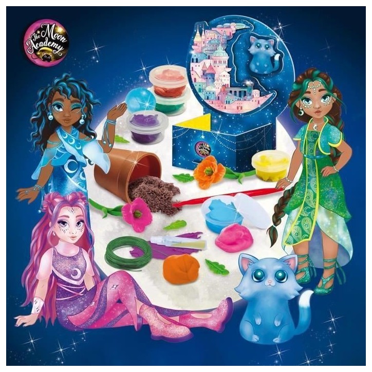 Bouquet de fleurs - Kit de Loisirs Créatifs - THE MOON ACADEMY - Composé Innovant, Accessoires Inclus