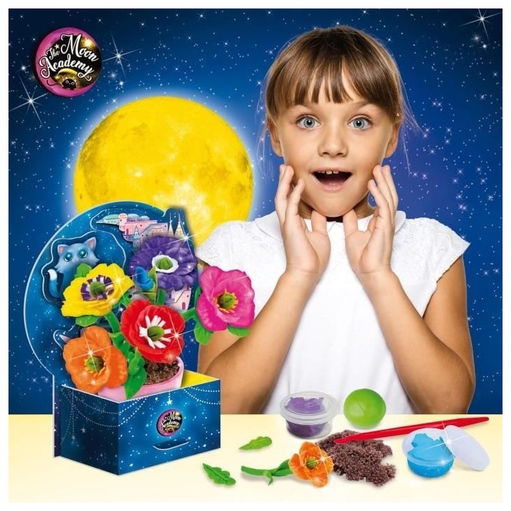 Bouquet de fleurs - Kit de Loisirs Créatifs - THE MOON ACADEMY - Composé Innovant, Accessoires Inclus