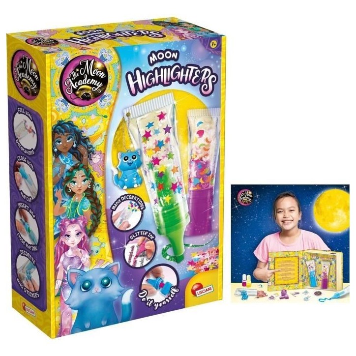Surligneurs - Kit de Loisirs Créatifs - THE MOON ACADEMY - Composants pour Surligneurs, Accessoires Inclus Surligneurs - Kit de Loisirs Créatifs - THE MOON ACADEMY - Composants pour Surligneurs, Accessoires Inclus