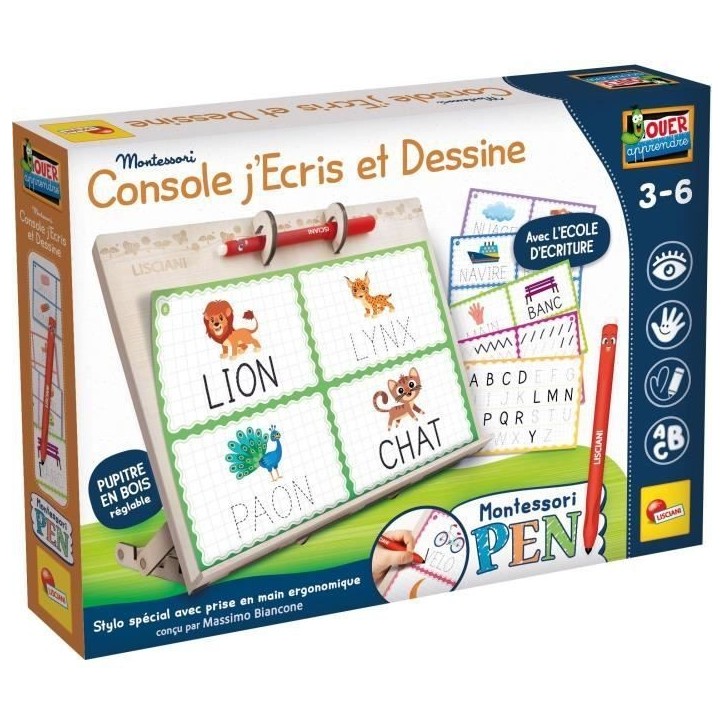 Table a dessiner et a écrire - Jeu éducatif - MONTESSORI PEN - Des 3 ans Table a dessiner et a écrire - Jeu éducatif - MONTESSORI PEN - Des 3 ans