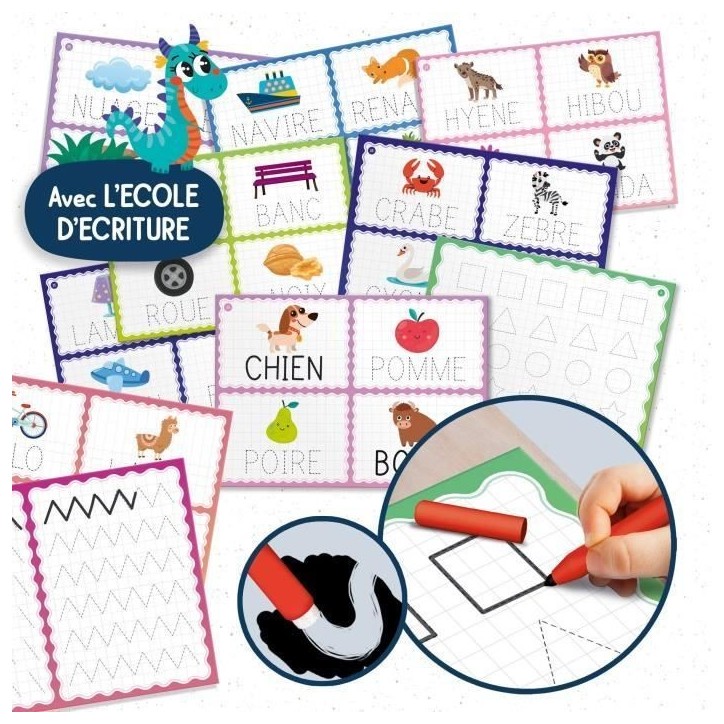 Table a dessiner et a écrire - Jeu éducatif - MONTESSORI PEN - Des 3 ans Table a dessiner et a écrire - Jeu éducatif - MONTESSORI PEN - Des 3 ans