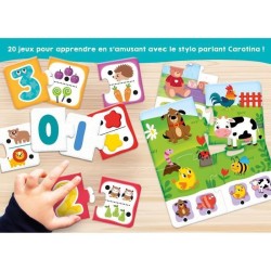 Stylo parlant - Jeu Éducatif - CAROTINA BABY - 20 jeux - Des 2 ans