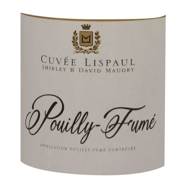 S et D Maudry Cuvée Lispaul Pouilly Fumé - Vin blanc de la Vallée de la Loire 2023