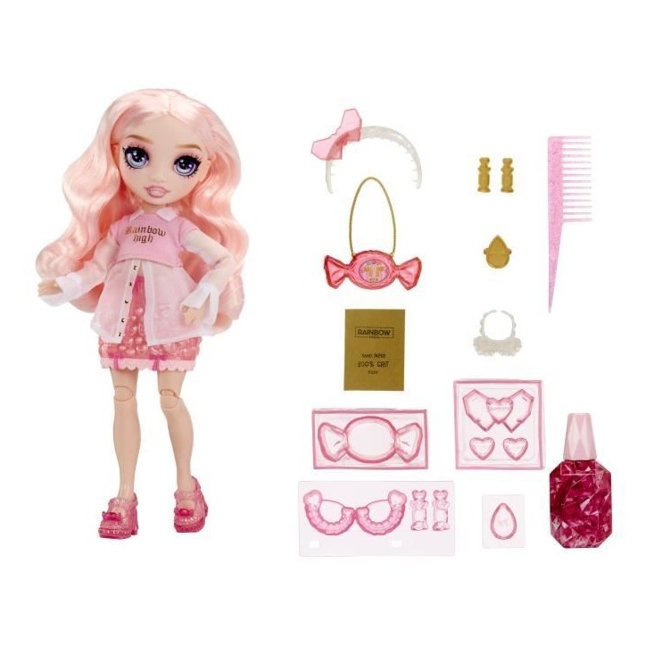 Rainbow High Cristal Poupée Mannequin 27 cm - Bella Rainbow High Cristal Poupée Mannequin 27 cm - Bella