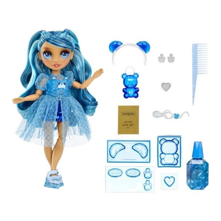 Rainbow High Cristal Poupée Mannequin 27 cm - Skyler Rainbow High Cristal Poupée Mannequin 27 cm - Skyler