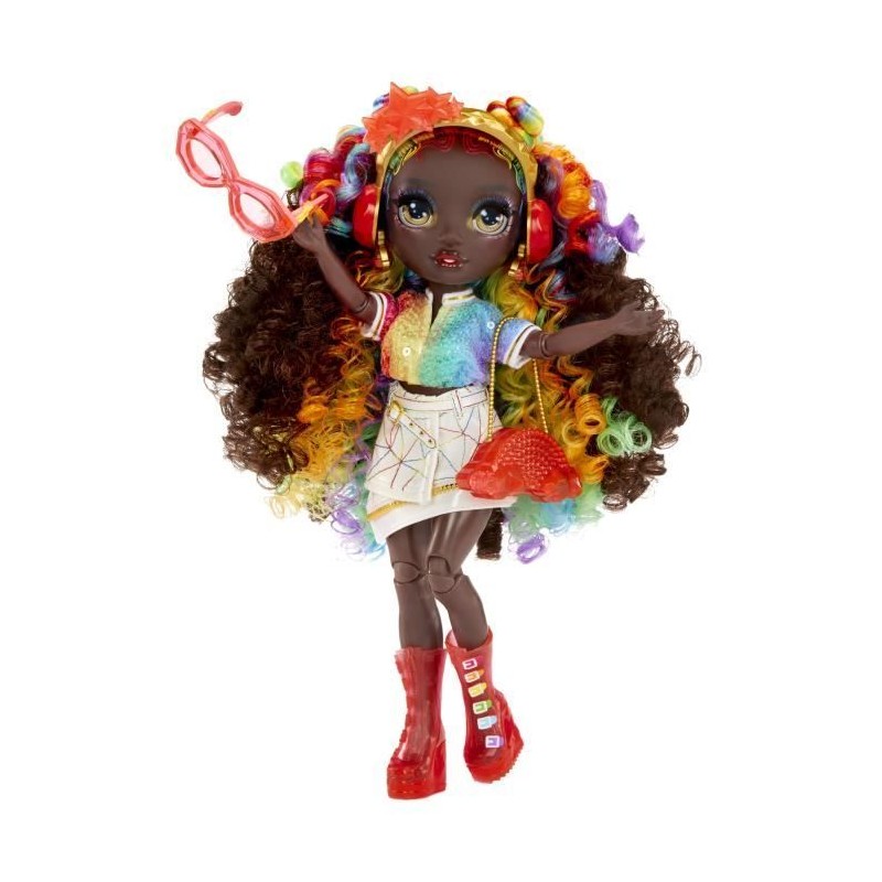 Rainbow High Cristal Poupée Mannequin 27 cm - Iris Bow Rainbow High Cristal Poupée Mannequin 27 cm - Iris Bow