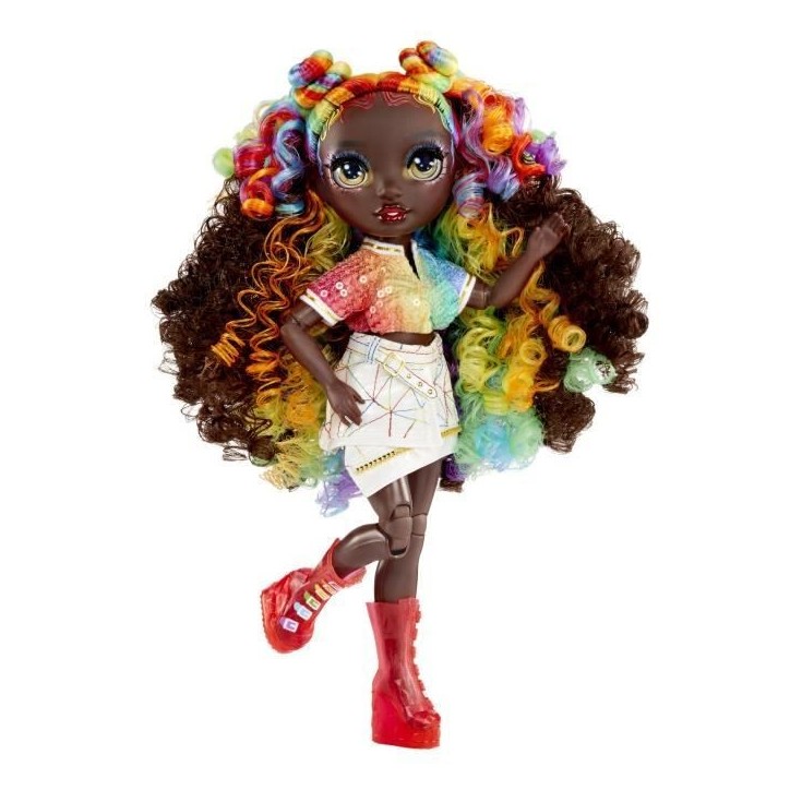 Rainbow High Cristal Poupée Mannequin 27 cm - Iris Bow Rainbow High Cristal Poupée Mannequin 27 cm - Iris Bow