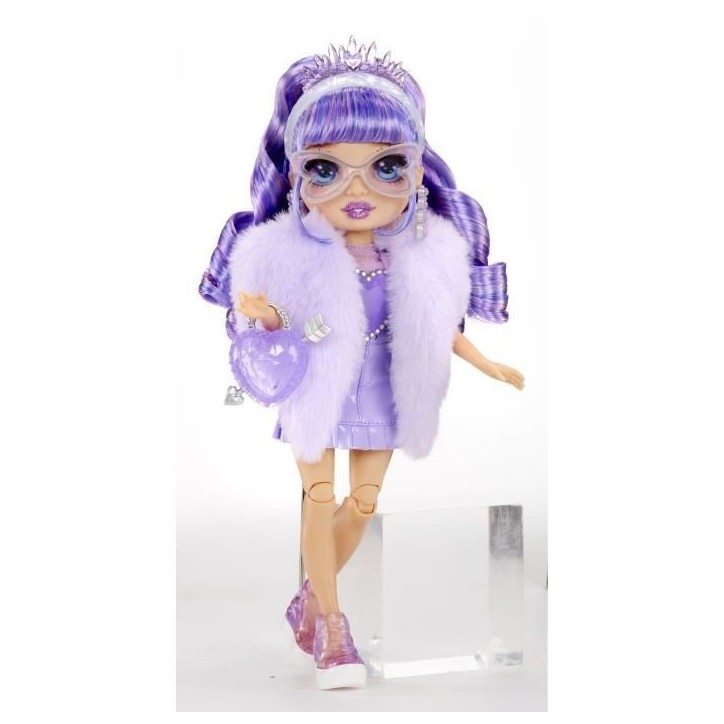 Rainbow High Cristal Poupée Mannequin 27 cm - Violet Rainbow High Cristal Poupée Mannequin 27 cm - Violet