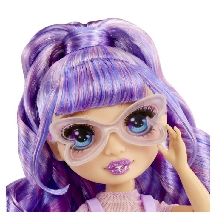 Rainbow High Cristal Poupée Mannequin 27 cm - Violet Rainbow High Cristal Poupée Mannequin 27 cm - Violet