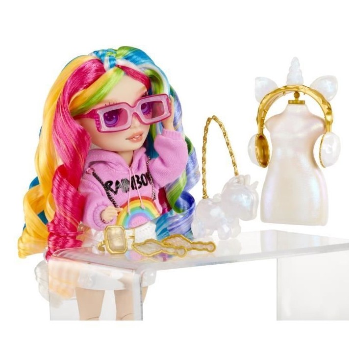 Rainbow High Cristal Poupée Mannequin 27 cm - Amaya Rainbow High Cristal Poupée Mannequin 27 cm - Amaya