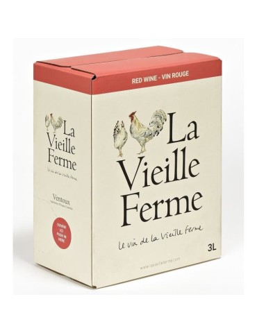 BIB La Vieille Ferme Ventoux - Vin rouge de la Vallée du Rhône 3L