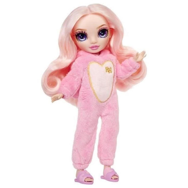 Junior High Pyjama Party - Poupée mannequin articulée 22cm - Bella (rose) - Nombreux accessoires - a partir de 4 ans