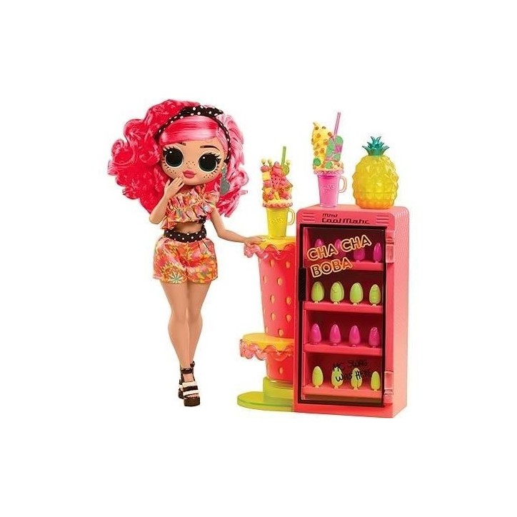 L.O.L. Surprise OMG Sweet Nails™ - Bar a ongles - Poupée mannequin Pinky Pops Fruit Shop - Theme Fruit - A partir de 4 ans L.O.L. Surprise OMG Sweet Nails™ - Bar a ongles - Poupée mannequin Pinky Pops Fruit Shop - Theme Fruit - A partir de 4 ans
