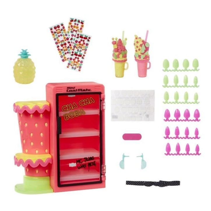 L.O.L. Surprise OMG Sweet Nails™ - Bar a ongles - Poupée mannequin Pinky Pops Fruit Shop - Theme Fruit - A partir de 4 ans L.O.L. Surprise OMG Sweet Nails™ - Bar a ongles - Poupée mannequin Pinky Pops Fruit Shop - Theme Fruit - A partir de 4 ans