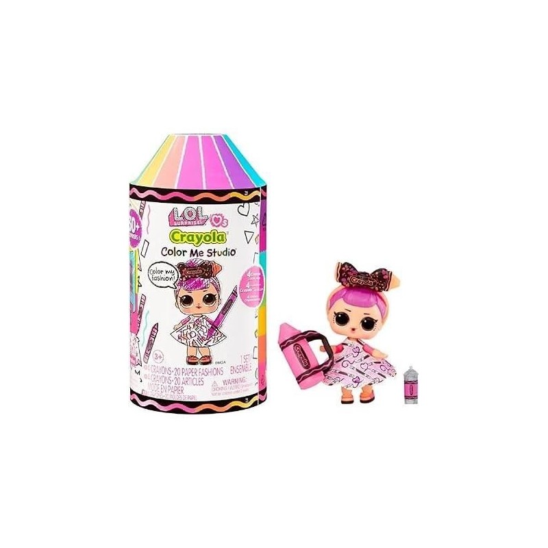 L.O.L. Surprise Loves CRAYOLA Color Me Studio Asst in PDQ L.O.L. Surprise Loves CRAYOLA Color Me Studio Asst in PDQ