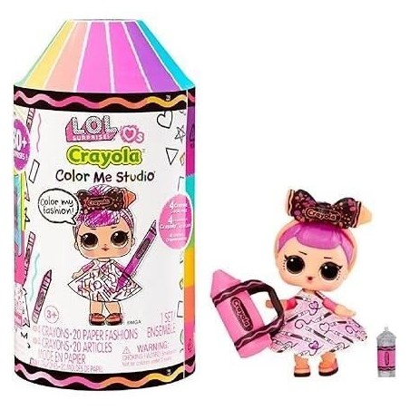 L.O.L. Surprise Loves CRAYOLA Color Me Studio Asst in PDQ