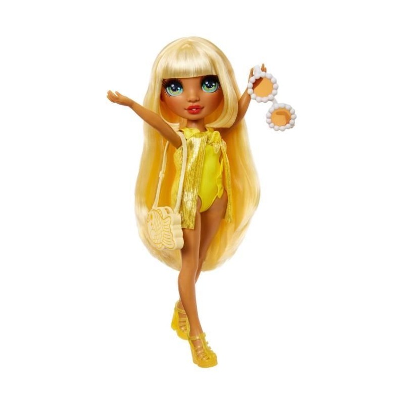 Rainbow High Swim & Style - Poupée mannequin ariculée 27 cm - Sunny Rainbow High Swim & Style - Poupée mannequin ariculée 27 cm - Sunny