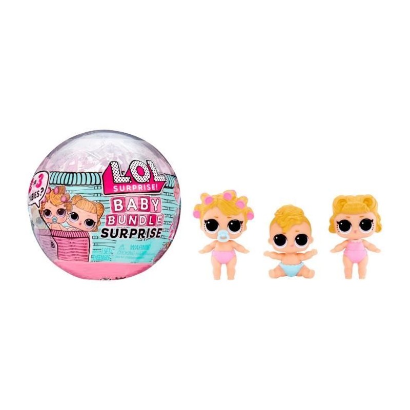 L.O.L. Surprise Baby Bundle - Mini-poupée - Aléatoire : de 1 a 3 Bé L.O.L. Surprise Baby Bundle - Mini-poupée - Aléatoire : de 1 a 3 Bé