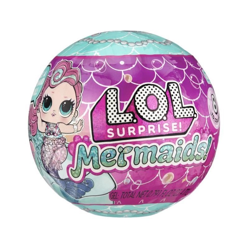 L.O.L. Surprise Mermaids 7,5cm - Des 3 ans L.O.L. Surprise Mermaids 7,5cm - Des 3 ans