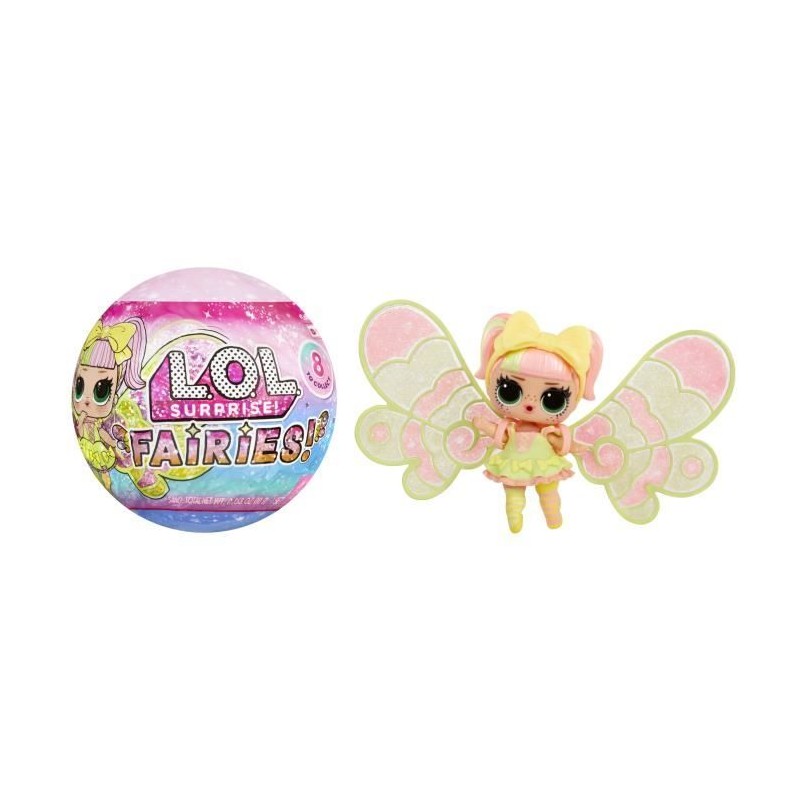 L.O.L. Surprise Fairy poupées a collectionner- Aléatoire - 7,5 cm - L.O.L. Surprise Fairy poupées a collectionner- Aléatoire - 7,5 cm -