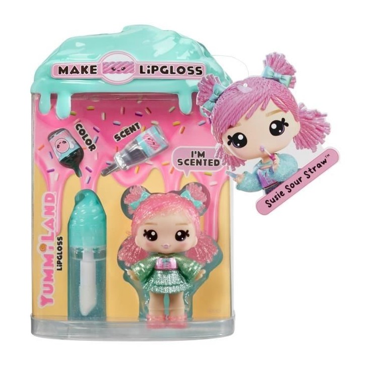 Yummiland Poupée + Gloss - Réglisse - Susie Yummiland Poupée + Gloss - Réglisse - Susie