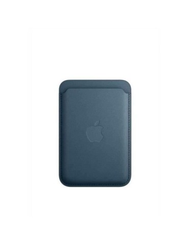 APPLE Porte-cartes tissé fin pour iPhone - Bleu Pacifique