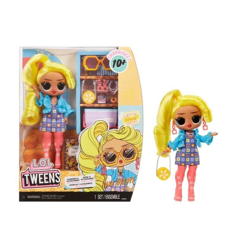 L.O.L. Surprise Tweens - Poupée mannequin articulée 24 cm - Hana Gro L.O.L. Surprise Tweens - Poupée mannequin articulée 24 cm - Hana Gro