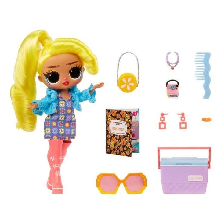 L.O.L. Surprise Tweens - Poupée mannequin articulée 24 cm - Hana Groove - 2 tenues et plusieurs accessoires - A partir de 4 an L.O.L. Surprise Tweens - Poupée mannequin articulée 24 cm - Hana Groove - 2 tenues et plusieurs accessoires - A partir de 4 an