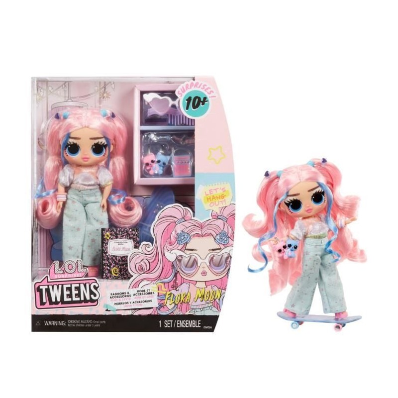 L.O.L. Surprise Tweens - Poupée mannequin articulée 24 cm - Flora Mo L.O.L. Surprise Tweens - Poupée mannequin articulée 24 cm - Flora Mo