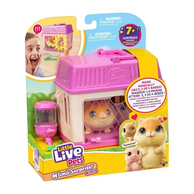 Set de jeu - LITTLE LIVE PETS - Mama Surprise Hamsters - Bébés inclu Set de jeu - LITTLE LIVE PETS - Mama Surprise Hamsters - Bébés inclu