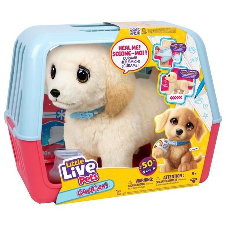 Peluche - LITTLE LIVE PETS - Mon chien ouchies - Des 5 ans Peluche - LITTLE LIVE PETS - Mon chien ouchies - Des 5 ans