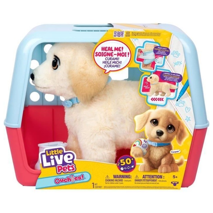 Peluche - LITTLE LIVE PETS - Mon chien ouchies - Des 5 ans Peluche - LITTLE LIVE PETS - Mon chien ouchies - Des 5 ans