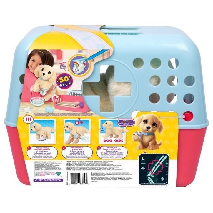 Peluche - LITTLE LIVE PETS - Mon chien ouchies - Des 5 ans Peluche - LITTLE LIVE PETS - Mon chien ouchies - Des 5 ans
