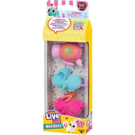 Pack de 3 Needes - Little Live Pets - Série 2 - Animaux électroniques
