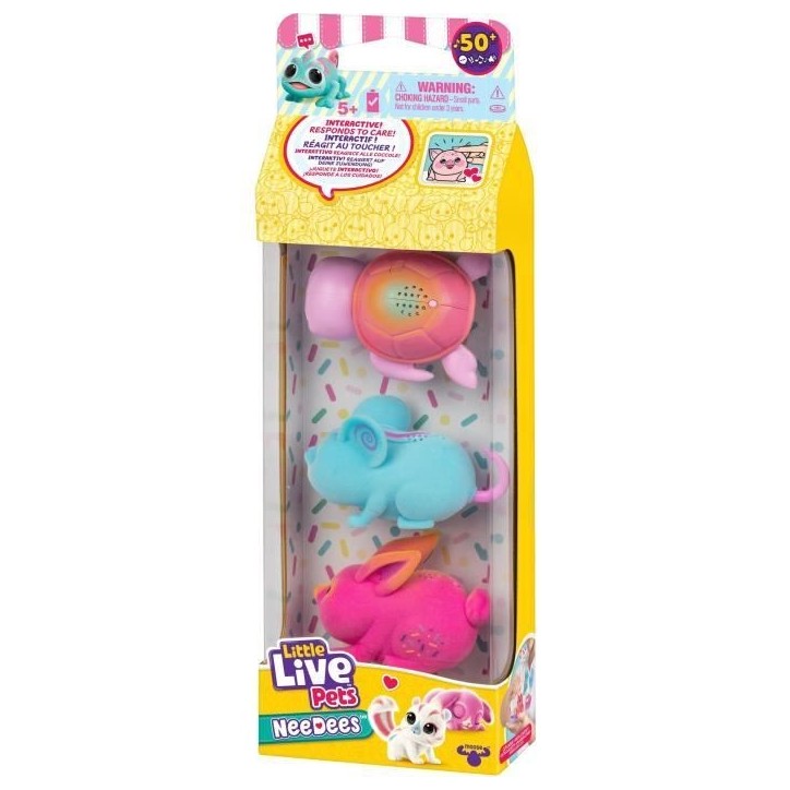 Pack de 3 Needes - Little Live Pets - Série 2 - Animaux électroniques Pack de 3 Needes - Little Live Pets - Série 2 - Animaux électroniques