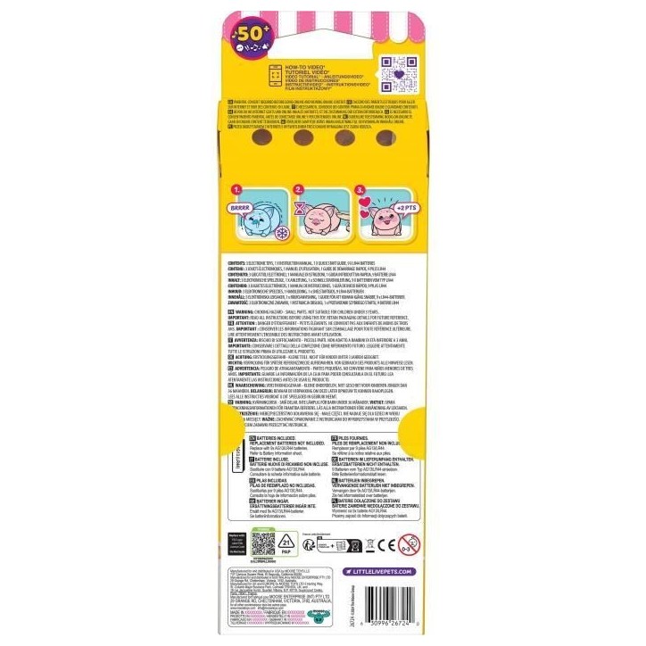 Pack de 3 Needes - Little Live Pets - Série 2 - Animaux électroniques Pack de 3 Needes - Little Live Pets - Série 2 - Animaux électroniques