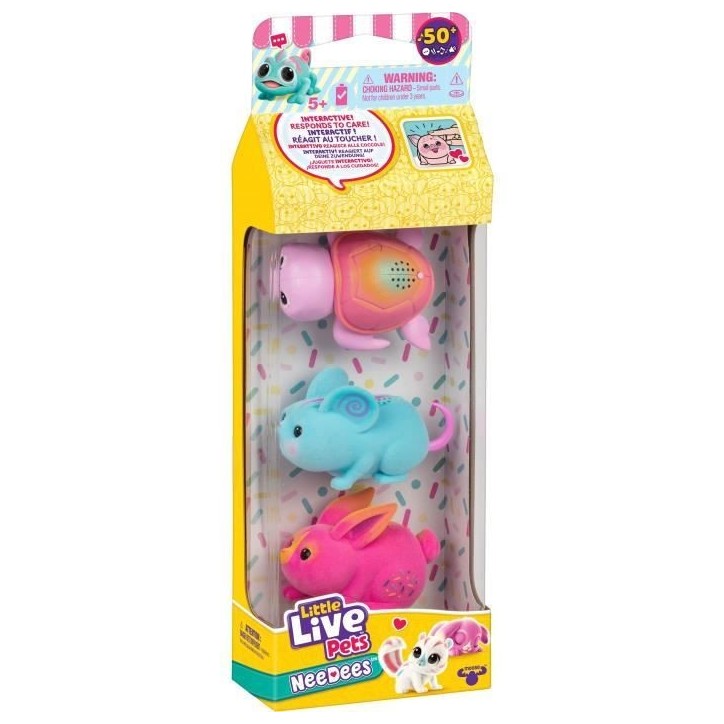Pack de 3 Needes - Little Live Pets - Série 2 - Animaux électroniques Pack de 3 Needes - Little Live Pets - Série 2 - Animaux électroniques