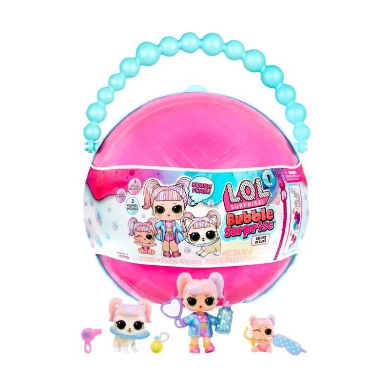 L.O.L. Surprise Bubble Surprise Deluxe - Grand format - 3 figurines + L.O.L. Surprise Bubble Surprise Deluxe - Grand format - 3 figurines +