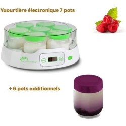 Yaourtiere LITTLE BALANCE - Capacité 7 pots de 190ml + 6 pots additio