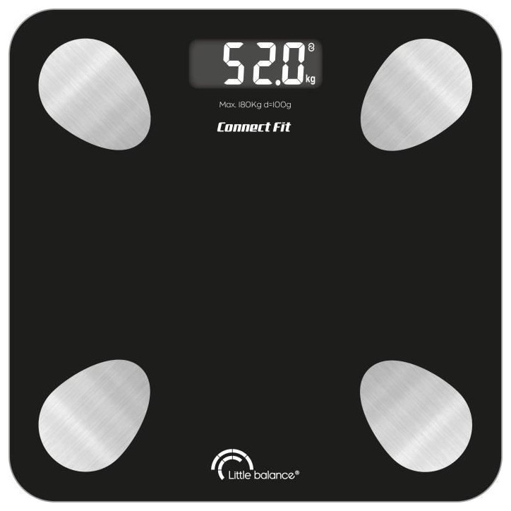 Pese-personne - LITTLE BALANCE - 8685 - Kit duo connect fit - Piles - Impédancemetre + corde a sauté connecté - 190 kg/100 g Pese-personne - LITTLE BALANCE - 8685 - Kit duo connect fit - Piles - Impédancemetre + corde a sauté connecté - 190 kg/100 g