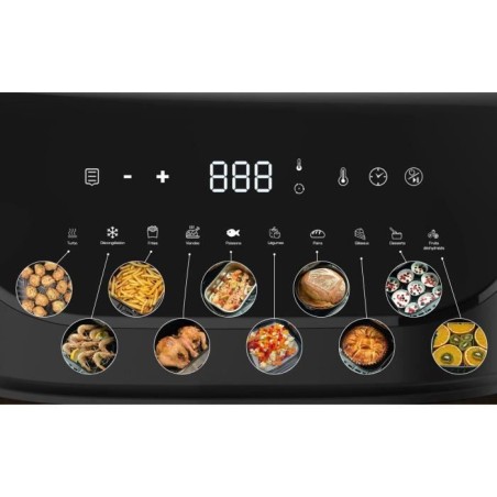 Friteuse sans huile LITTLE BALANCE - Crousty Light XL - Capacité 7L - Jusqu'a 1,3kg de frites - 10 programmes de cuisson - 1600