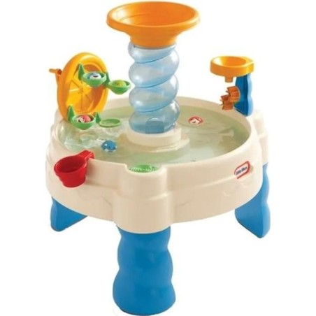 Table de Jeux d'Eau Bleue - LITTLE TIKES - Table d'Eau Spirale - PVC -