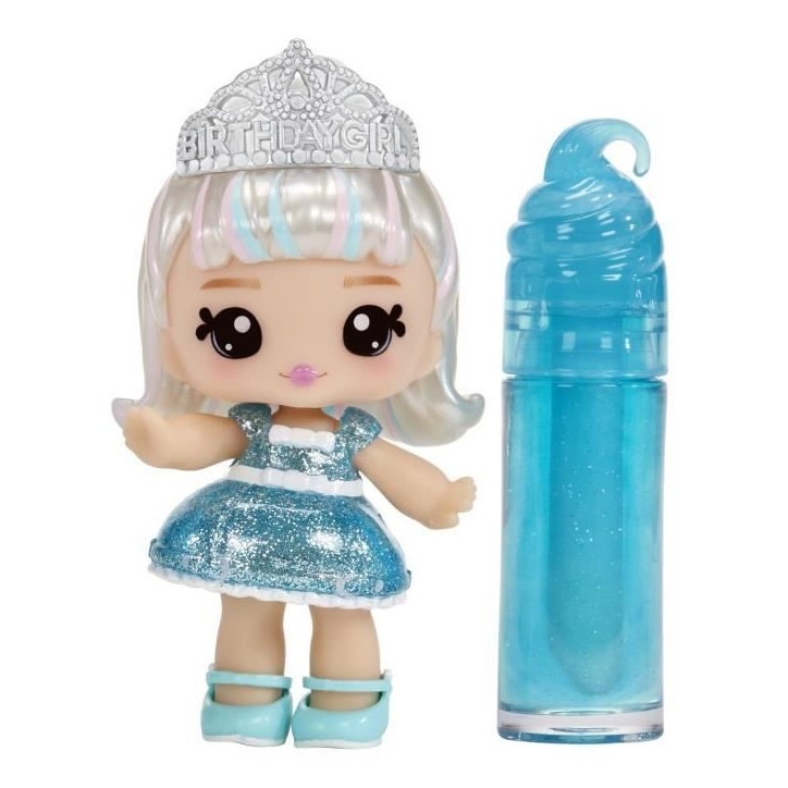 Yummiland - 1 poupée 10 cm et un gloss pailleté a créer - Callie - Goût gâteau d'anniversaire - Des 4ans Yummiland - 1 poupée 10 cm et un gloss pailleté a créer - Callie - Goût gâteau d'anniversaire - Des 4ans