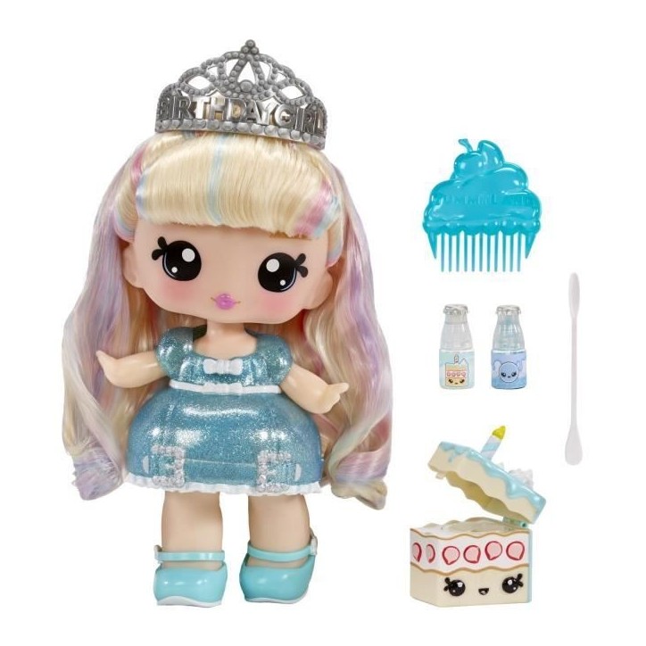 Yummiland - 1 poupée 10 cm et un gloss pailleté a créer - Callie - Goût gâteau d'anniversaire - Des 4ans Yummiland - 1 poupée 10 cm et un gloss pailleté a créer - Callie - Goût gâteau d'anniversaire - Des 4ans