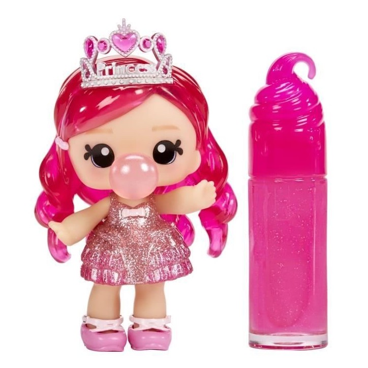 Yummiland - 1 poupée 10 cm et un gloss pailleté a créer - Bianca - Goût Chewing Gum - Des 4ans Yummiland - 1 poupée 10 cm et un gloss pailleté a créer - Bianca - Goût Chewing Gum - Des 4ans