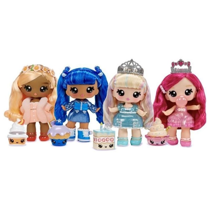 Yummiland - Grande poupée 25 cm a coiffer et câliner - Animal de compagnie + baumes a levre parfumé - Bianca - Des 4ans Yummiland - Grande poupée 25 cm a coiffer et câliner - Animal de compagnie + baumes a levre parfumé - Bianca - Des 4ans