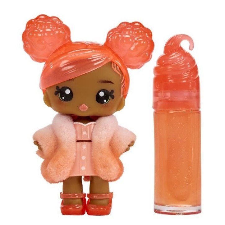 Yummiland - 1 poupée 10 cm et un gloss pailleté a créer - Piper - Goût Peche - Des 4ans Yummiland - 1 poupée 10 cm et un gloss pailleté a créer - Piper - Goût Peche - Des 4ans
