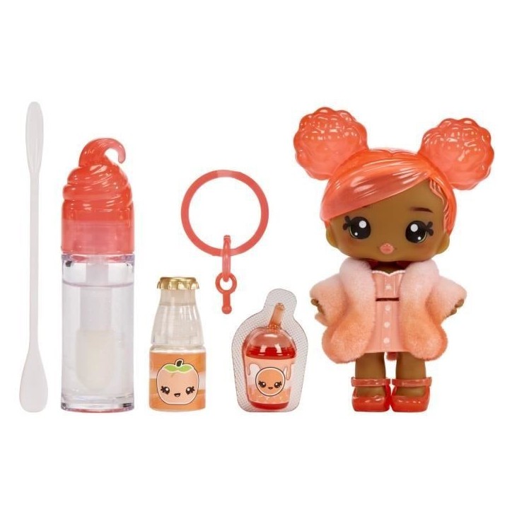 Yummiland - 1 poupée 10 cm et un gloss pailleté a créer - Piper - Goût Peche - Des 4ans Yummiland - 1 poupée 10 cm et un gloss pailleté a créer - Piper - Goût Peche - Des 4ans